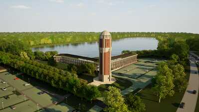 Vergaderen, slapen én zwemmen bij Hooipolder
